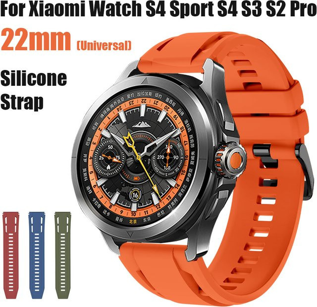 Xiaomi Uhrenarmband Silikon, 22 mm, Bunt, Unisex - Bild 1