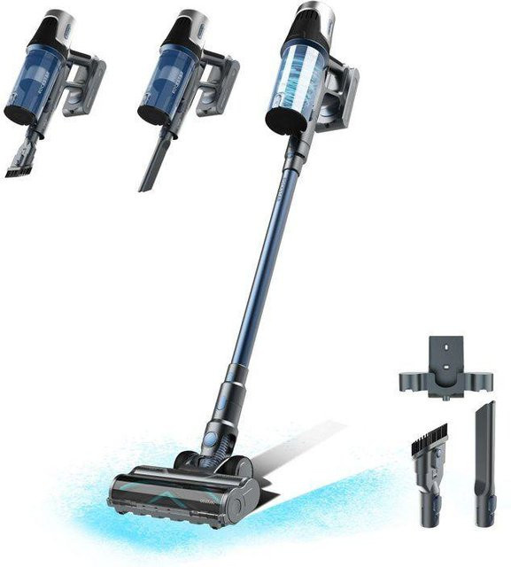 Wischstaubsauger Cecotec Conga Rockstar RS50 in Schwarz/Dunkelblau mit 25.000 Pa Saugkraft und 60 Minuten Akkulaufzeit - Bild 1