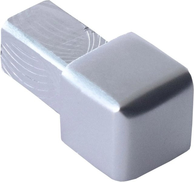Dalsys Endstück für Quadratprofil 8mm aus Aluminium, Farbe Chrome Glänzend - Bild 1