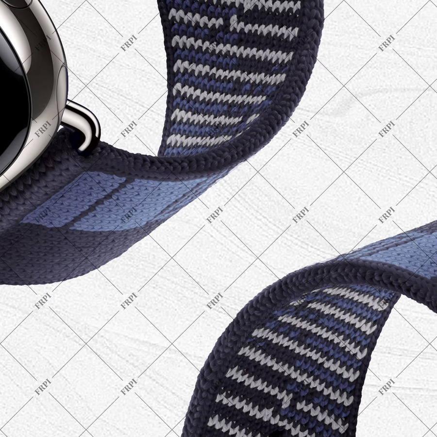 frpi Uhrenarmband Textil/NATO, Schwarz, Unisex - Bild 4