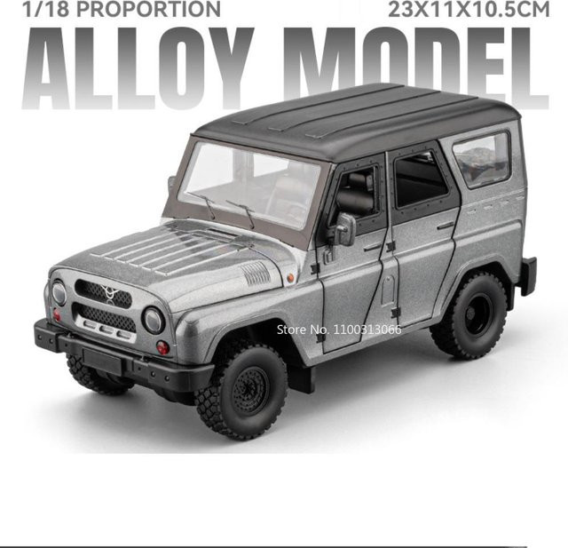 Linyi toy car Uaz Hunter Lada 2107 Spielzeugmodellauto, 1:18, Geländewagen, Türen zu öffnen - Bild 1