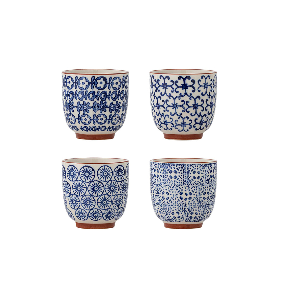 Bloomingville Mokkenset Karine Blau 4er-Set - Bild 1