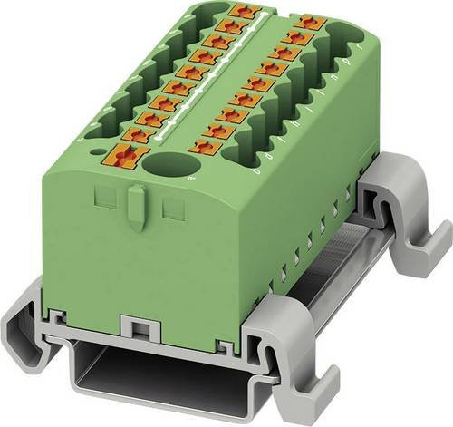 Phoenix Contact Verteilerblock 3273250 Zugfeder Grün 8 Stück - Bild 1