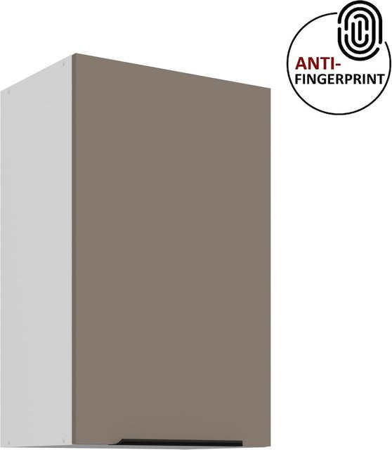 Küchen Hängeschrank ARIA Sandgrau matt mit Einlegeböden Breite: 45 cm, Höhe: 72 cm - Bild 1