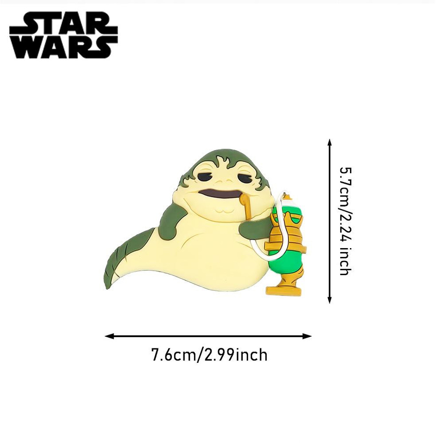 Star Wars Offiziell Lizenzierter Jabba Der Große 3D Schaumstoff Kühlschrankmagnet aus PVC in Multicolor - Bild 2