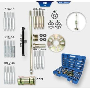 Brilliant Tools Radnaben-Werkzeug-Satz, 30-teilig, Silber - Bild 1
