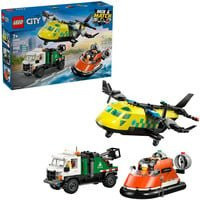 LEGO City Kombinationsset mit Flugzeug, Wartungsfahrzeug und Luftkissenboot - Bild 2