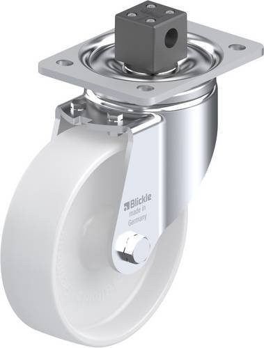 Blickle Lenkrolle LH-PO 160G-CS13 mit Feststeller in Weiß, Rad-Durchmesser: 16 cm, Tragfähigkeit: 450 kg - Bild 1