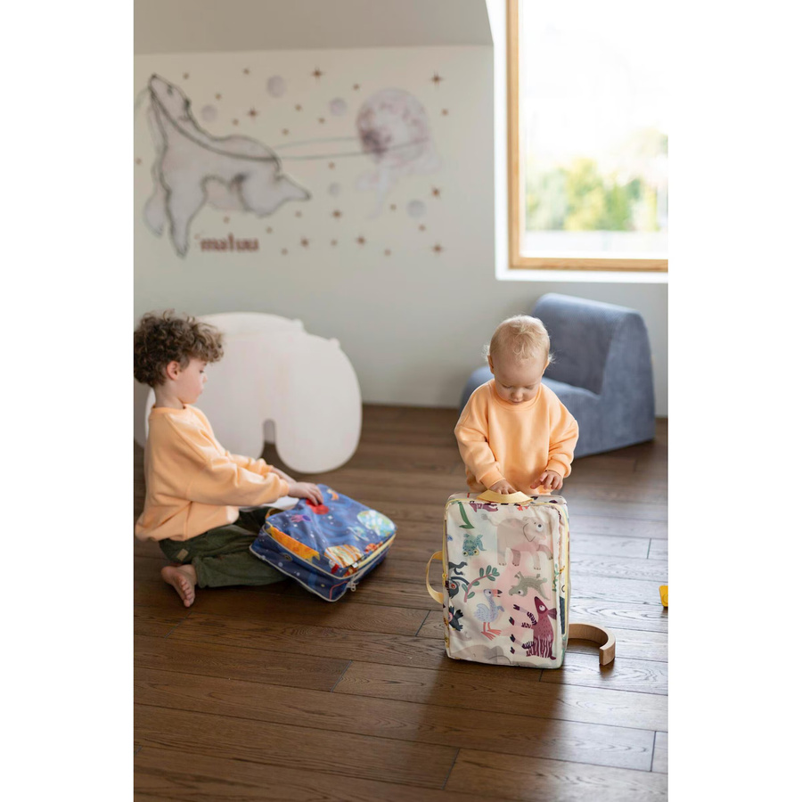 JetKids by Stokke CloudSleeper V2 aufblasbare Matratze für Kinder in Animal Print Multicolor - Bild 2