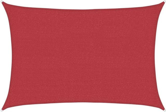 vidaXL Sonnensegel aus HDPE in Rot, Rechteckig, B/T: 400 x 250 cm - Bild 1