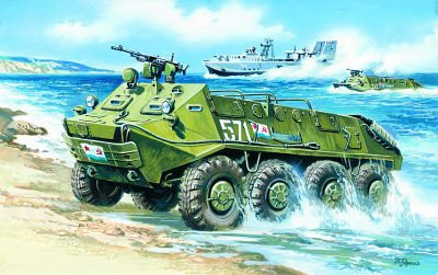 ICM BTR-60 P, Armoured Personnel Carrier, Fahrzeuge, 1:72, Grün - Bild 1
