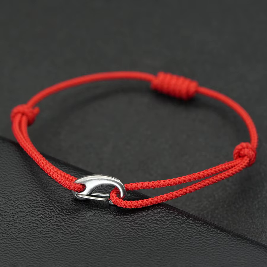 Noter Armband, Red String, Herren, 2 mm - Bild 2
