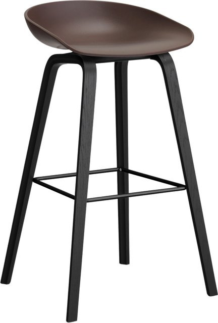 HAY About A Stool AAS 32 Hocker in Purple mit Eichenholz oder Walnussholz und Polypropylen - Bild 1