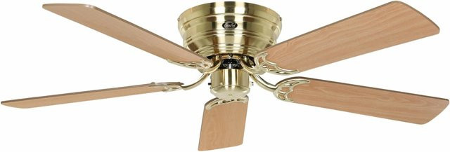 CASAFAN Deckenventilator Classic Flat III mit Zugkette in Messing Gebürstet Gold - Bild 1