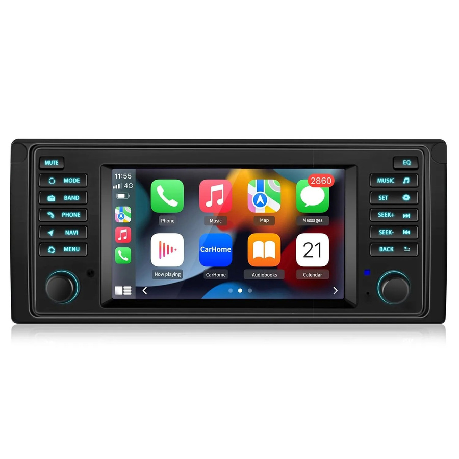 Junsun Autoradio mit Bluetooth und GPS für BMW E53 und Range Rover L322 in Schwarz mit 8.0 Zoll Display - Bild 2