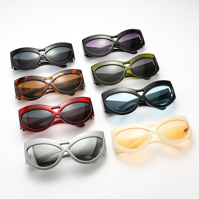 Owl City Sonnenbrille Cat Eye, Vollrand, Kunststoff, Damen - Bild 1