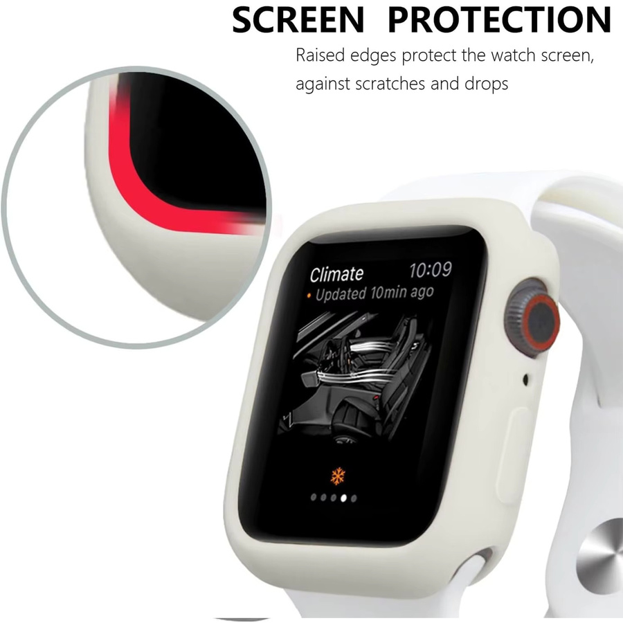 RWBANDS Silikonhülle für Apple Watch, Weiß, Unisex - Bild 3