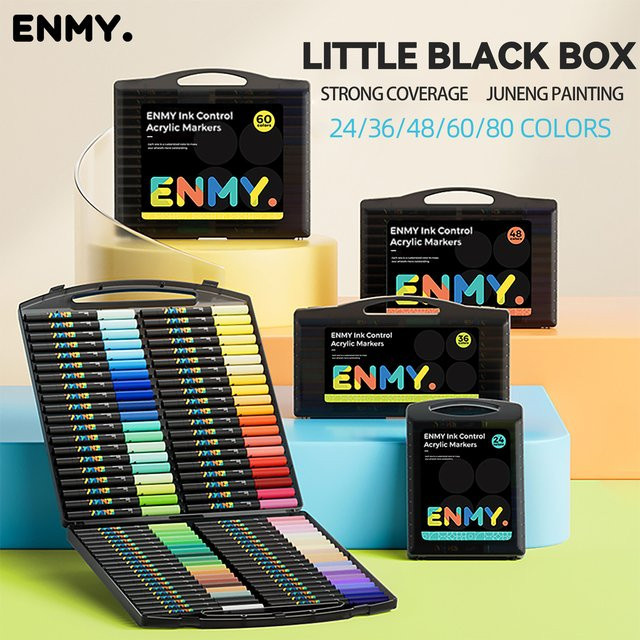 ENMY Acrylmarker mit weichem Bullet-Kopf in Multicolor für Graffiti und Künstlerbedarf - Bild 1