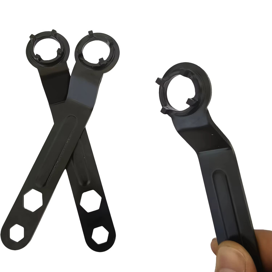 louCnloin 2er-Set robuster 4-Backen-Schleiferschlüssel aus rostbeständigem Metall für die Demontage von Poliermaschinen - Bild 3