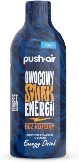 Dafi Energy Pushair Sirup, ohne Koffein, ohne Zucker, 0,5 l - Bild 1