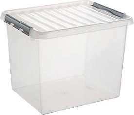 Sunware Aufbewahrungsbox Q-Line transparent, Höhe: 38,0 cm - Bild 1