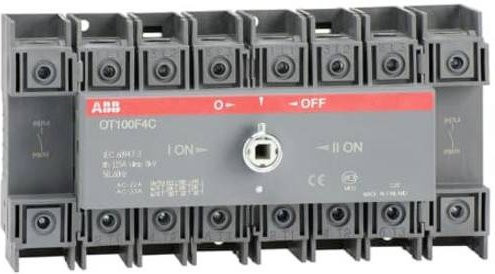 ABB Lastumschalter 4polig Schwarz Grau 1SCA105019R1001 - Bild 1
