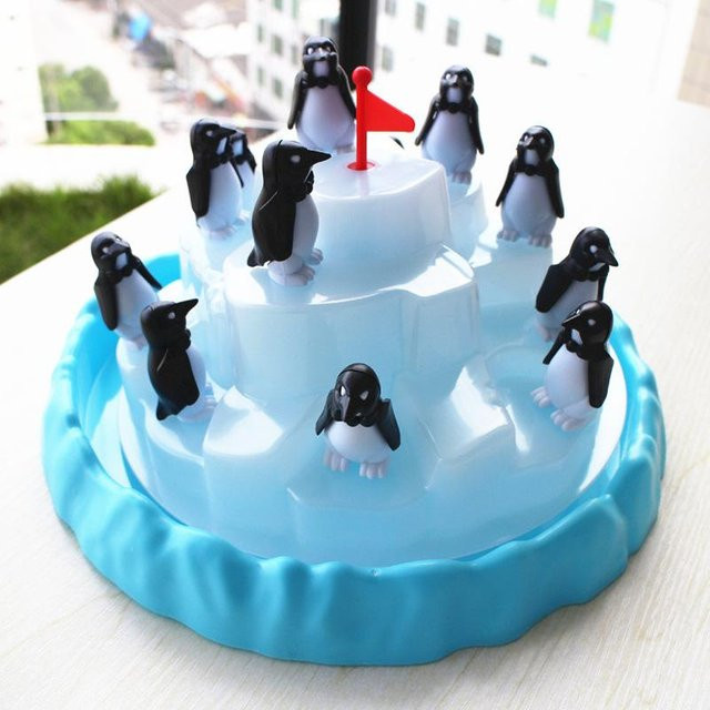 Pinguin Eisberg Balance Spiel, Stapelspielzeug, ab 3 Jahre - Bild 1