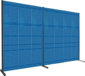 Kappes Trennwand RasterPlan Doppelfeld 180 Grad Farbe Blau Höhe: 200 cm Ausstattung 2 LP - Bild 1