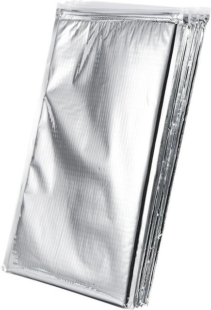 5er-Set KaiSai Thermokühltaschen aus isolierter Aluminiumfolie, Silber, B/H: 35 x 40 cm - Bild 1