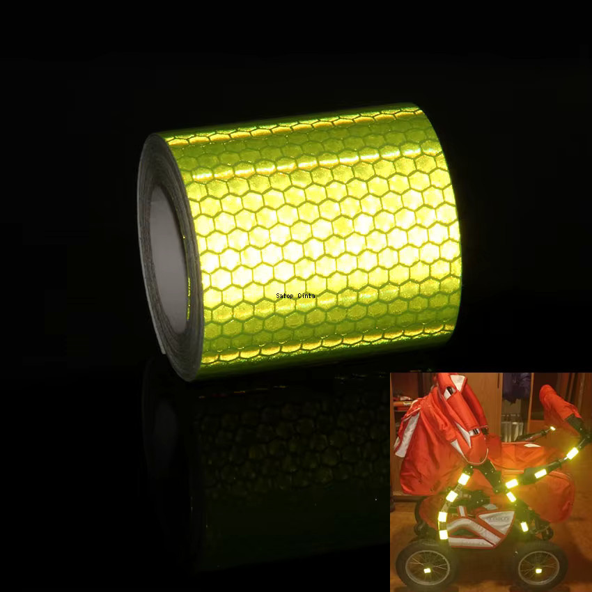 Reflektierendes Sicherheitsband Satop Cinta wasserdichter Klebestreifen für Auto und Helm, Breite: 5 cm, Länge: 10 m, Farben: Weiß, Rot, Orange, Blau, Grün - Bild 3