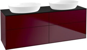 V&B Waschtischunterschrank Finion in Peony Matt, Breite: 160 cm, Tiefe: 50,1 cm - Bild 1