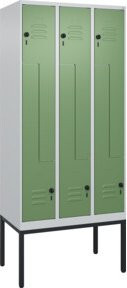 C+P Z-Spind Classic PLUS Garderobenschrank mit 6 Fächern, Gestell mit Sicherheits-Drehriegel und Garderobenstange, H x B x T: 212 x 90 x 50 cm - Bild 1