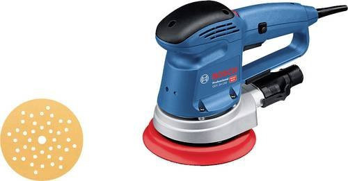 Bosch Professional Exzenterschleifer GEX 34-150 in Blau und Schwarz mit 340 W und Ø 150 mm - Bild 1