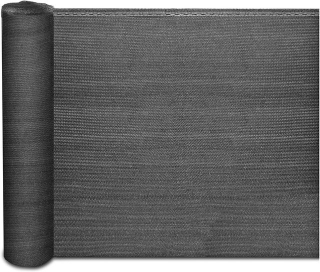 casa pura Zaunblende Marius Sichtschutz aus Polyethylen-Gewebe Anthrazit B: 120 cm, L: 20 m - Bild 1