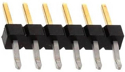 Amphenol Stiftleiste Standard 10112684-G03-06ULF in Schwarz - Bild 1