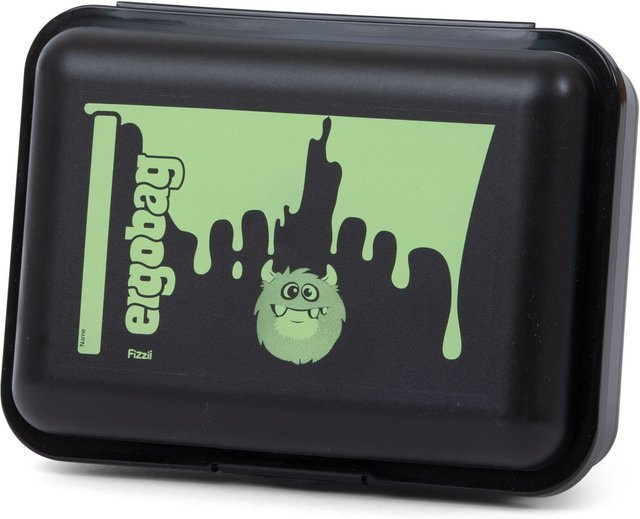 ergobag Brotdose Glibber mit Trennsteinen, Schwarz - Bild 1