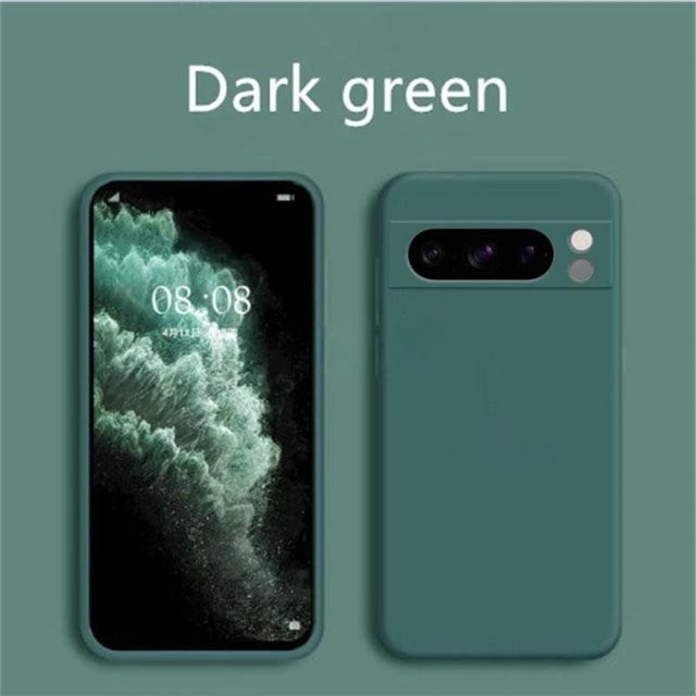 Stoßfeste Silikon-Schutzhülle für Google Pixel 10, 9 Pro XL, 8 und 7a Pro in Weiß - Bild 1