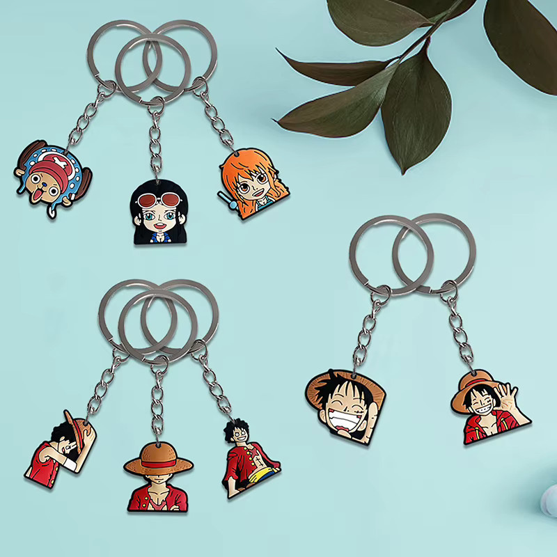 Bandai One Piece Schlüsselanhänger, 5er/10er-Set, Unisex - Bild 2