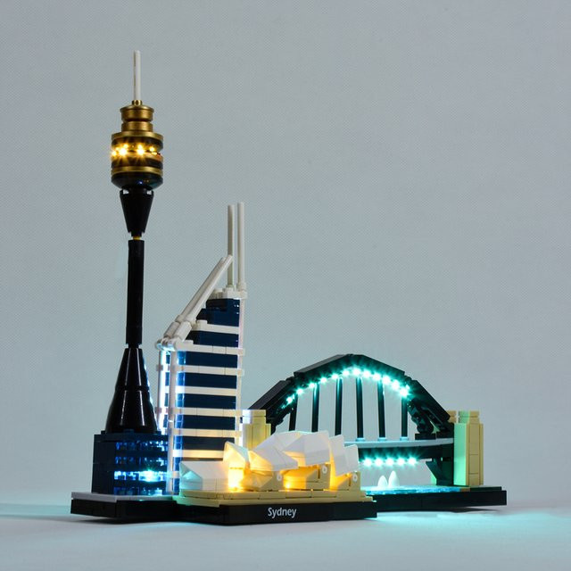 EASYLITE LED Licht Kit Architektur Skyline Sydney Bausteine Zubehör - Bild 1