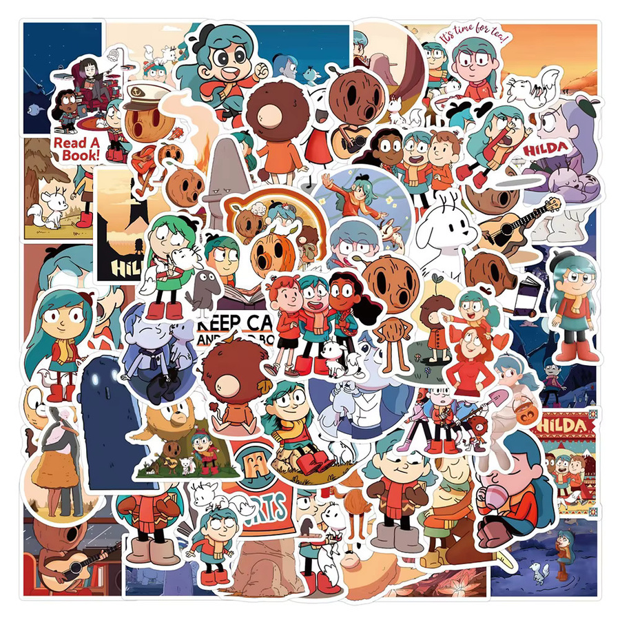 Bandai Hilda Aufkleber, Bunt, Set - Bild 2