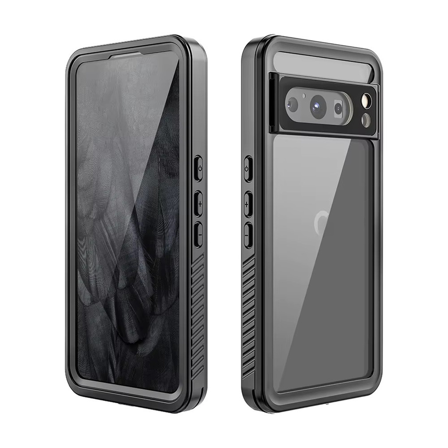 Wasserdichte Luxus Schutzhülle aus Aluminium für Google Pixel 8, 8 Pro, 7A, 7 Pro, 6 Pro, 6A in Schwarz mit IP68 Zertifizierung - Bild 7