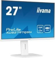 Iiyama ProLite XUB2797QSN-W2 LED-Monitor mit 68,6 cm (27 Zoll), QHD 2560x1440, IPS-Panel, USB-C und DisplayPort, Weiß - Bild 1