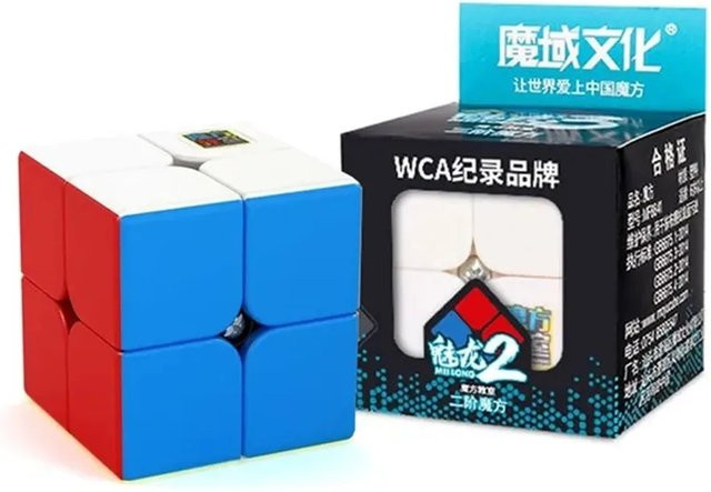 MoYu Meilong 2 2x2x2 Magic Neo Cube, Speed Cube Puzzle, Bunt / Mehrfarbig - Bild 1