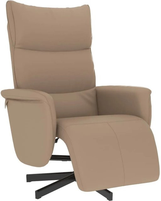 vidaXL Relaxsessel mit Fußteil in Cappuccino-Braun aus Kunstleder mit 360-Grad-Drehfunktion - Bild 1