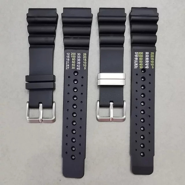 ND Limits Uhrenarmband Silikon, Schwarz, Herren - Bild 1