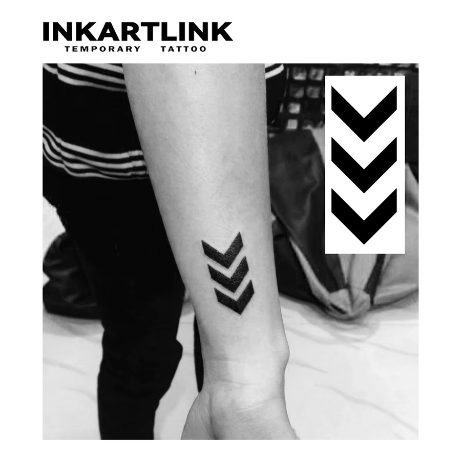INKARTLINK Minimalismus temporäre Tattoo-Aufkleber - Bild 3