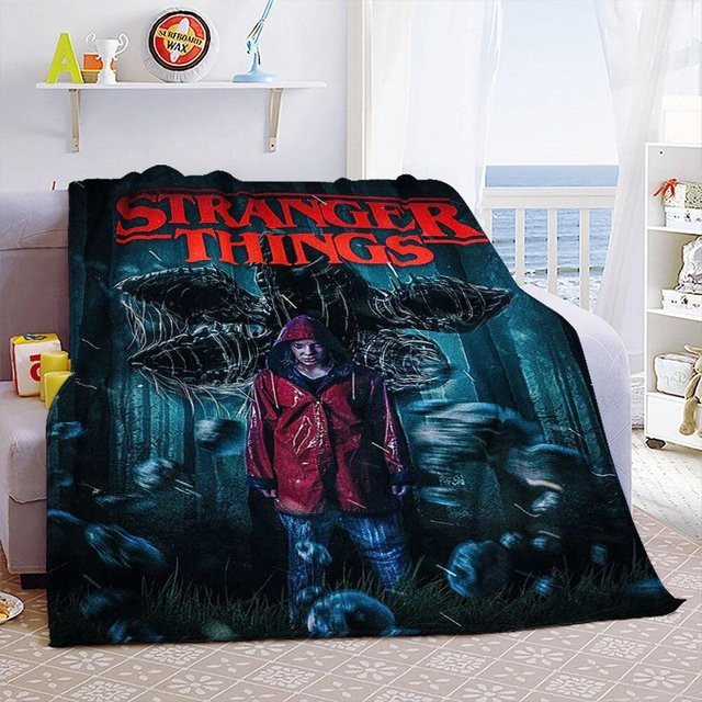 Eddie Munson Stranger Things Tragbare Warme Überwurfdecke von YunhengTechnology, Mehrfarbig, B: 75 cm, H: 90 cm - Bild 1