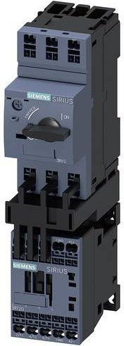 Siemens Verbraucherabzweig 3RA2110-1AE15-1BB4 in Grau mit 1,5A Nennstrom und 0,55kW Motorleistung bei 400V - Bild 1