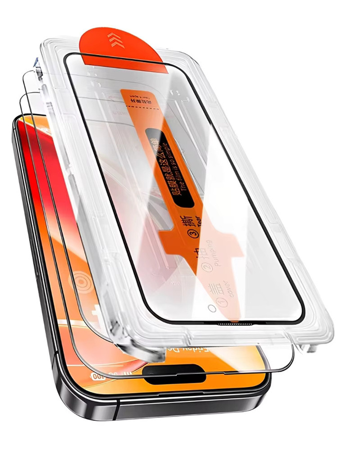 NNBILI 3er-Pack Displayschutzfolie aus gehärtetem Glas für iPhone 17, 16 Pro Max, 17Air und 16E, transparent und kratzfest - Bild 6