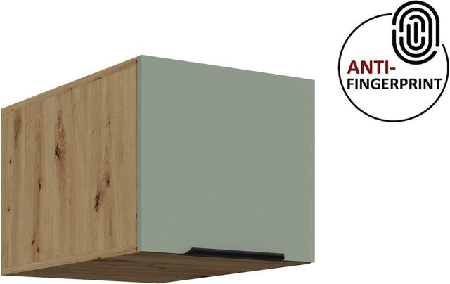 Küchen Aufsatzschrank ARIA in Aquamarin Blau, Wandmontage, Matt mit Anti-Fingerprint-Beschichtung, Breite: 40 cm - Bild 1